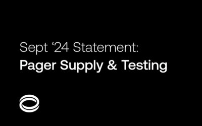 Pager Supply & Testing Statement