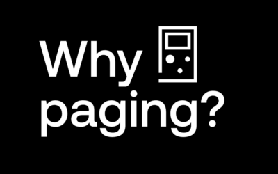 Why use paging in 2025?