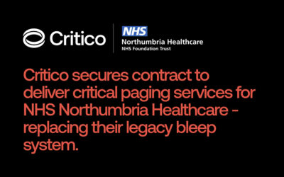 Critico awarded Bleep Replacement contract by Northumbria Healthcare NHS Foundation Trust