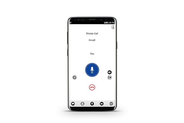 Motorola WAVE PTX mobile application