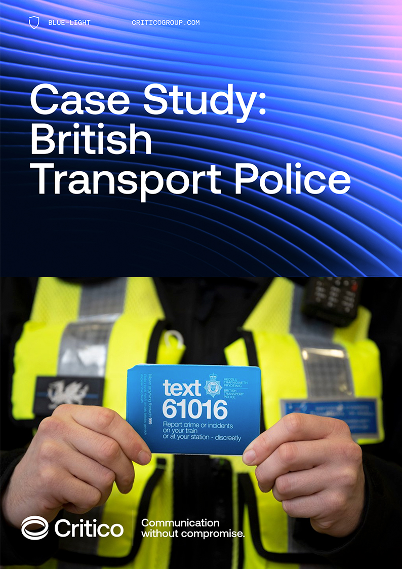 Critico Case Study British Transport Police 