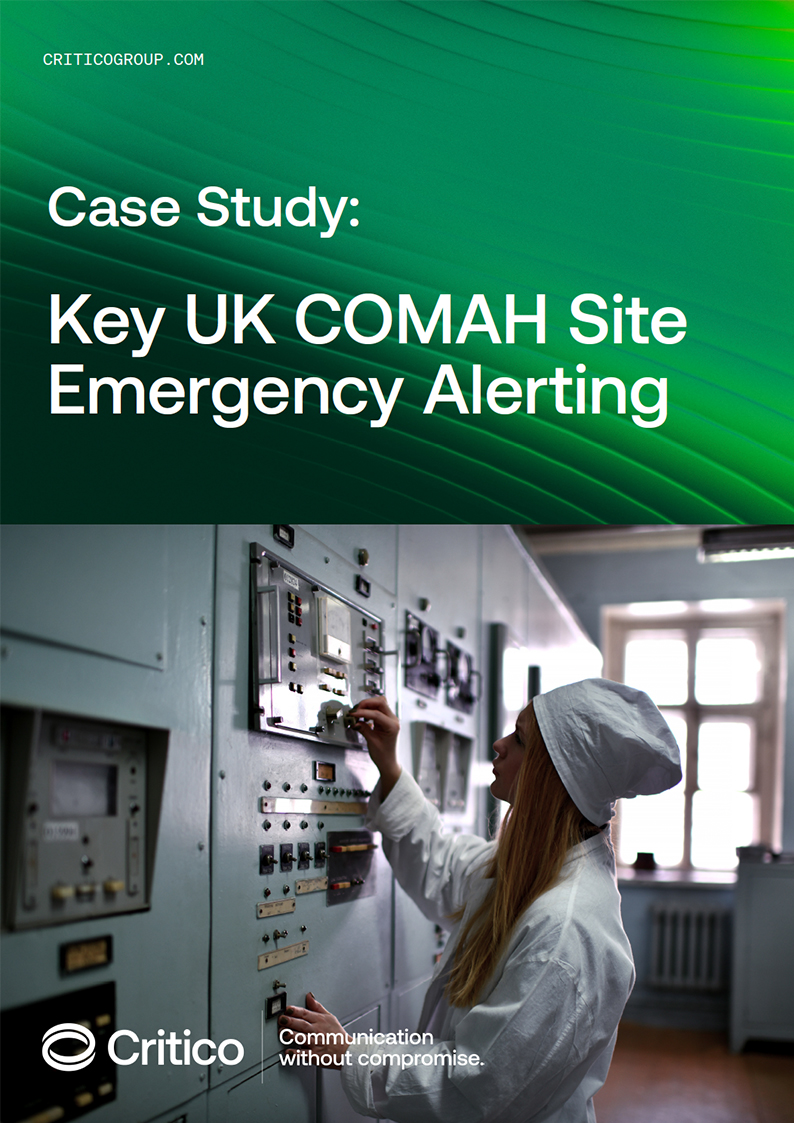 Critico Case Study UK COMAH Site 